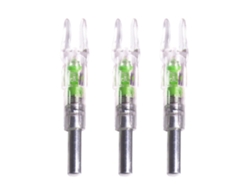 2026-3pcs Nocks De Flecha Iluminados Led Para Arco Caza Pc Nocks De Flecha Con Diámetro Interior 6.2mm 6.25mm Verde