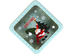 Lata Para Galletas Con Tapa Los Diseños Navideños En La Hacen Linda Y Festiva Perfecta Temporada Navideña