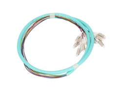 Cabo De Fibra Óptica 12 Fios Com Ferreiro Cerâmico Baixa Perda De Inserção Para Instrumentação Modo Único
