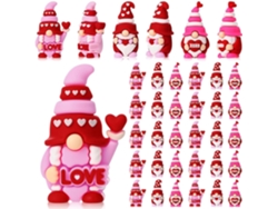 Figuritas De Enanos En Miniatura Con Forma De Corazón, Hechas A Mano En Pvc - Decoración Para El Día De San Valentín