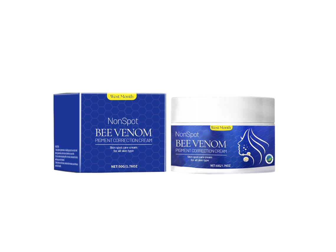 Crema reparadora para eliminar la melanina con veneno de abeja