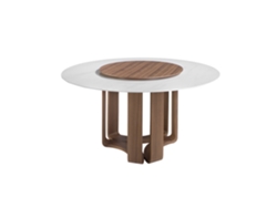 Mesa comedor redonda mármol porcelánico ANGEL CERDA
