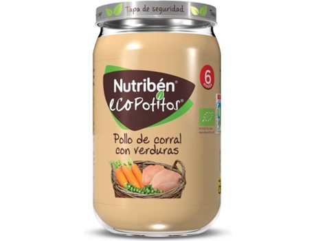 Eco Potito Pollo con Verduras Selectas NUTRIBEN (235 g)