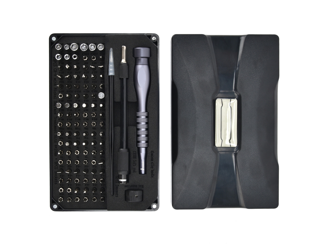 Kit De Destornilladores Magnéticos De Precisión De 106 Piezas Jm8177 Para Reparación De Componentes Electrónicos