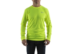Camisa de trabajo de manga larga Milwaukee Wwlsyl XL de color amarillo claro