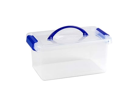 Caja de Almacenamiento PLUS OFFICE 8L Transparente