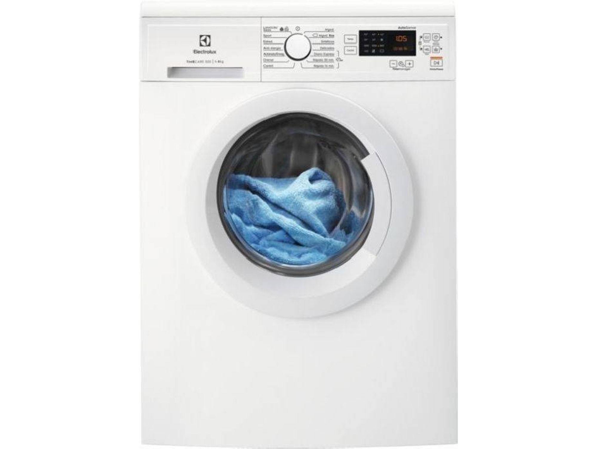 Ew2f4822bf Lavadora Independiente carga frontal blanco 8 kg 1200 rpm a+++20 electrolux autosense display lcd filtro autoclean inicio diferido motor 8kg 20 9kg 1.200