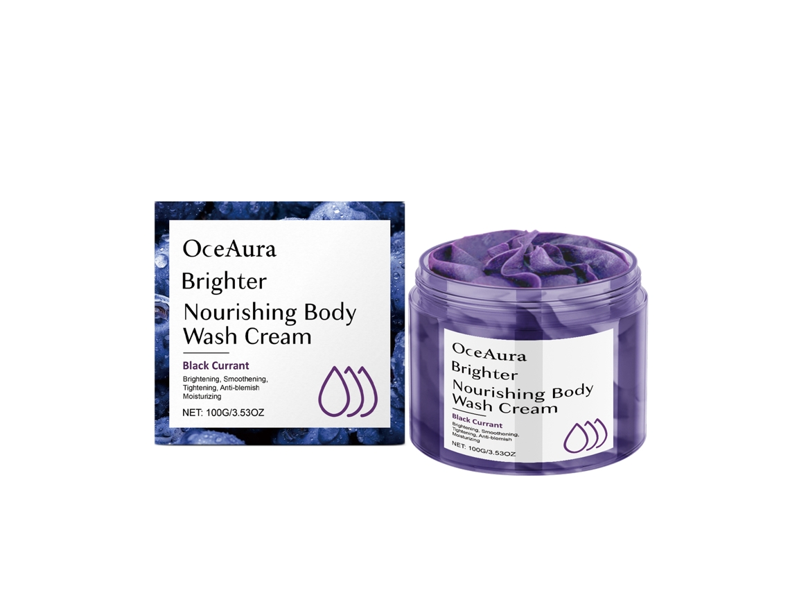 Crema de baño corporal nutritiva, exfoliante hidratante de limpieza suave para una piel suave y tersa.