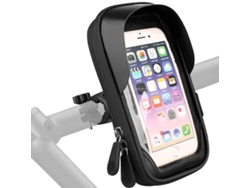 Soporte impermeable para teléfono de bicicleta, bolsa para manillar de motocicleta, giratorio 360°, accesorios para bicicleta eléctrica de 4,5 a 6,4 pulgadas
