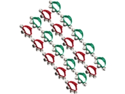 20 Pulseras De Campana Multicolores Para Fiestas, Accesorios E Instrumentos Musicales.