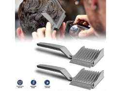 Peines profesionales para degradados de barbero - Peine para máquina de cortar pelo - Peine de posicionamiento curvo 1/2 unidad.