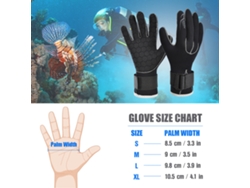 Luvas De Mergulho Neoprene 3mm Antiderrapantes Para Mergulho Snorkeling Surfing Canoagem Vela Mulher Homem