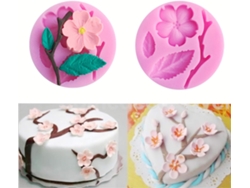 Molde de silicona JEIIBRZUI para ramo de flores de melocotón color rosa 50755