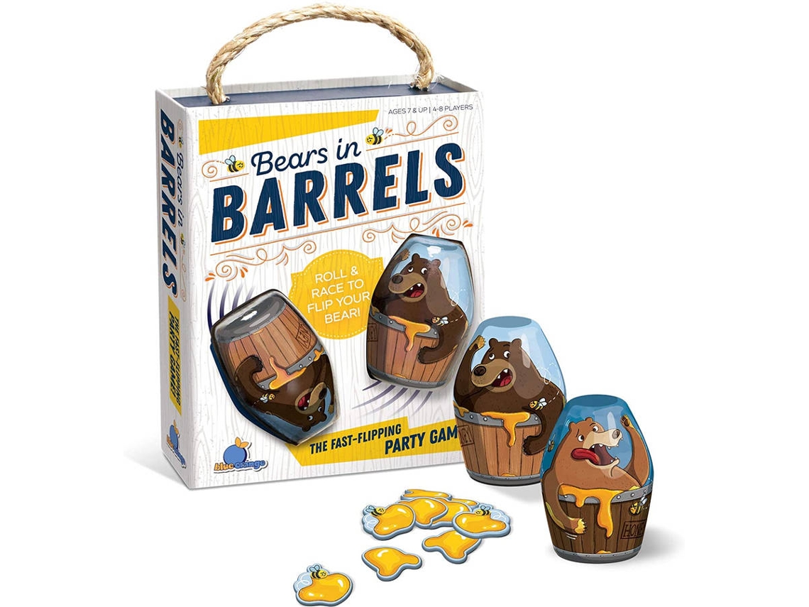 Juego de Mesa BLUE ORANGE GAMES Bears in Barrels (Edad Mínima: 7 Años -Nivel de Dificultad: Intermedio)