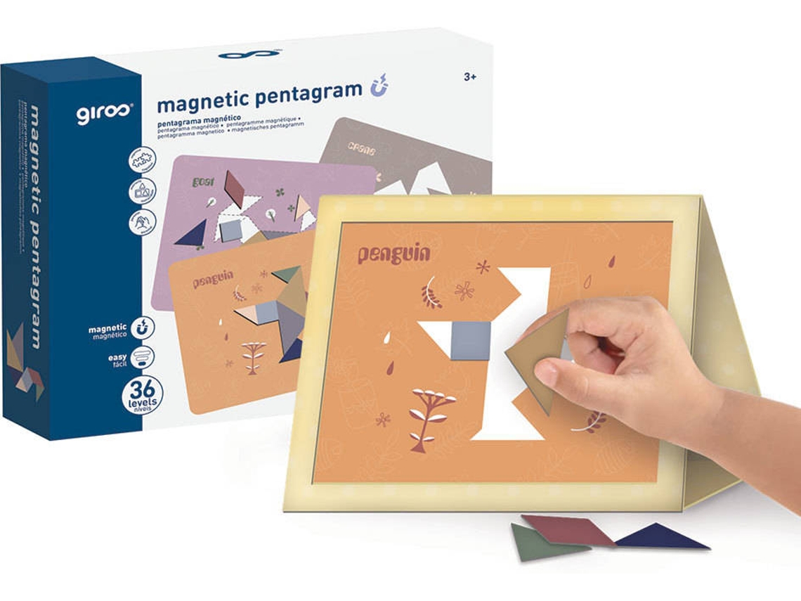 Juego Educativo GIROS Magnetico 36 Pzs Pentagrama (Edad Mínima: 5 Años - 19 x 4 x 40,5 cm)