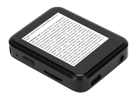 Reproductor MP3/MP4 Bluetooth SMANDY X1 1.8Inch E-Books 4G TF Card (Negro)