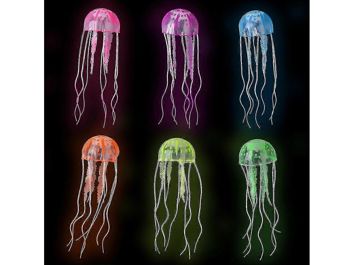 6 piezas de medusas artificiales decorativas para acuario Rosewell