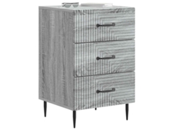 Maison Exclusive - Armario De Noche Con Cajón Gris Sonoma 43 X 41 X 66,5 Cm