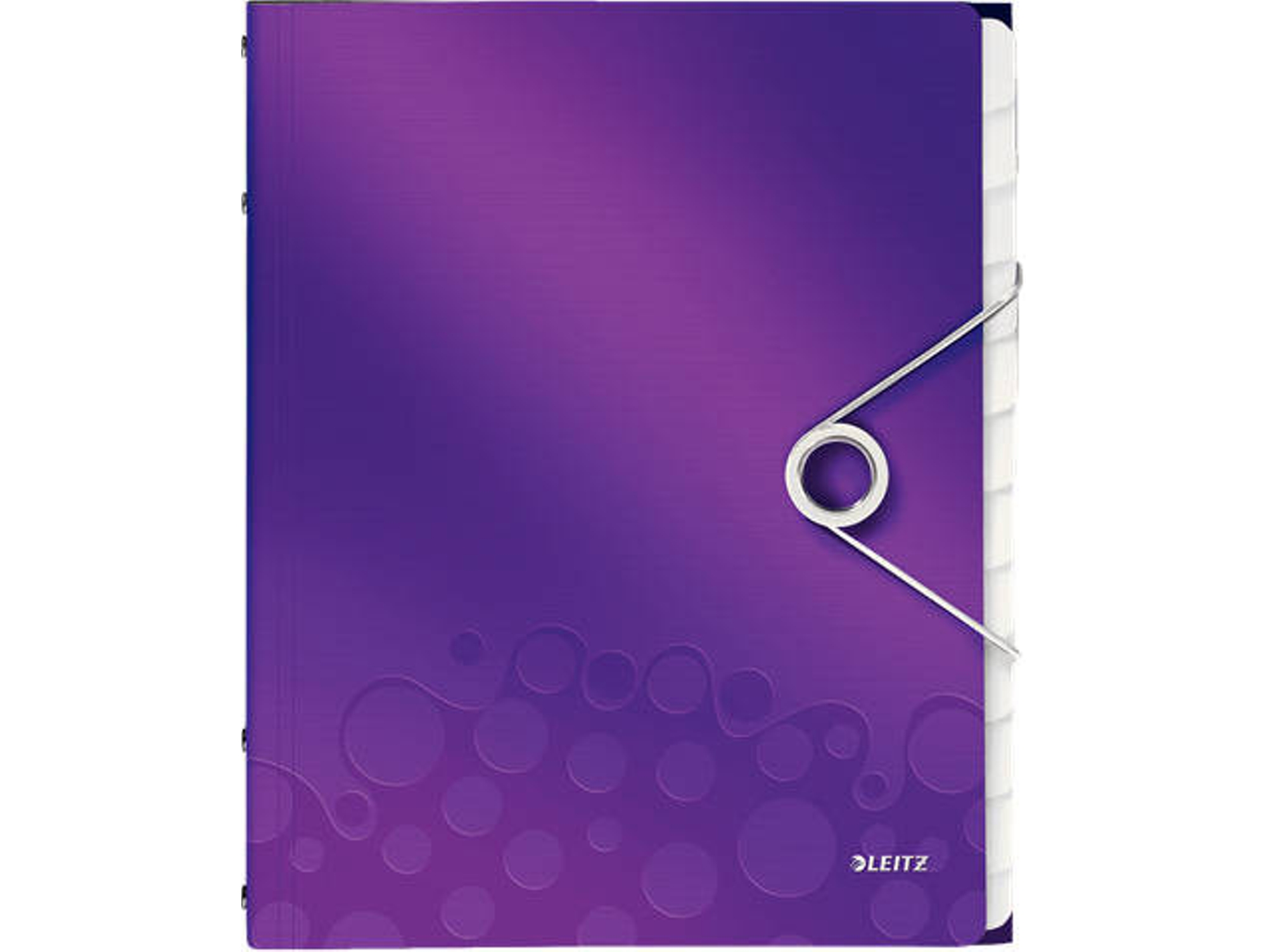 Carpeta de Organización LEITZ WOW 12 separadores Violeta (A4 - Capacidad: 200 hojas)