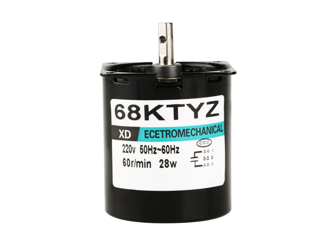 Motor Síncrono De Ímã Permanente Miniatura 220v 28w 60rpm Cw/ccw De Baixa Velocidade