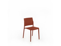 Juego de 4 Sillas HOMEMANIA Venus (Naranja - 55 x 52,5 x 81 cm)