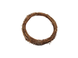 Anillo de vid natural Smilax de 20 cm, decoración hecha a mano