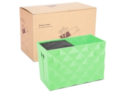 Caja De Almacenamiento Para Accesorios De Peluquería Herramientas Tijeras Peines Clip Organizador De Vestidor (verde)