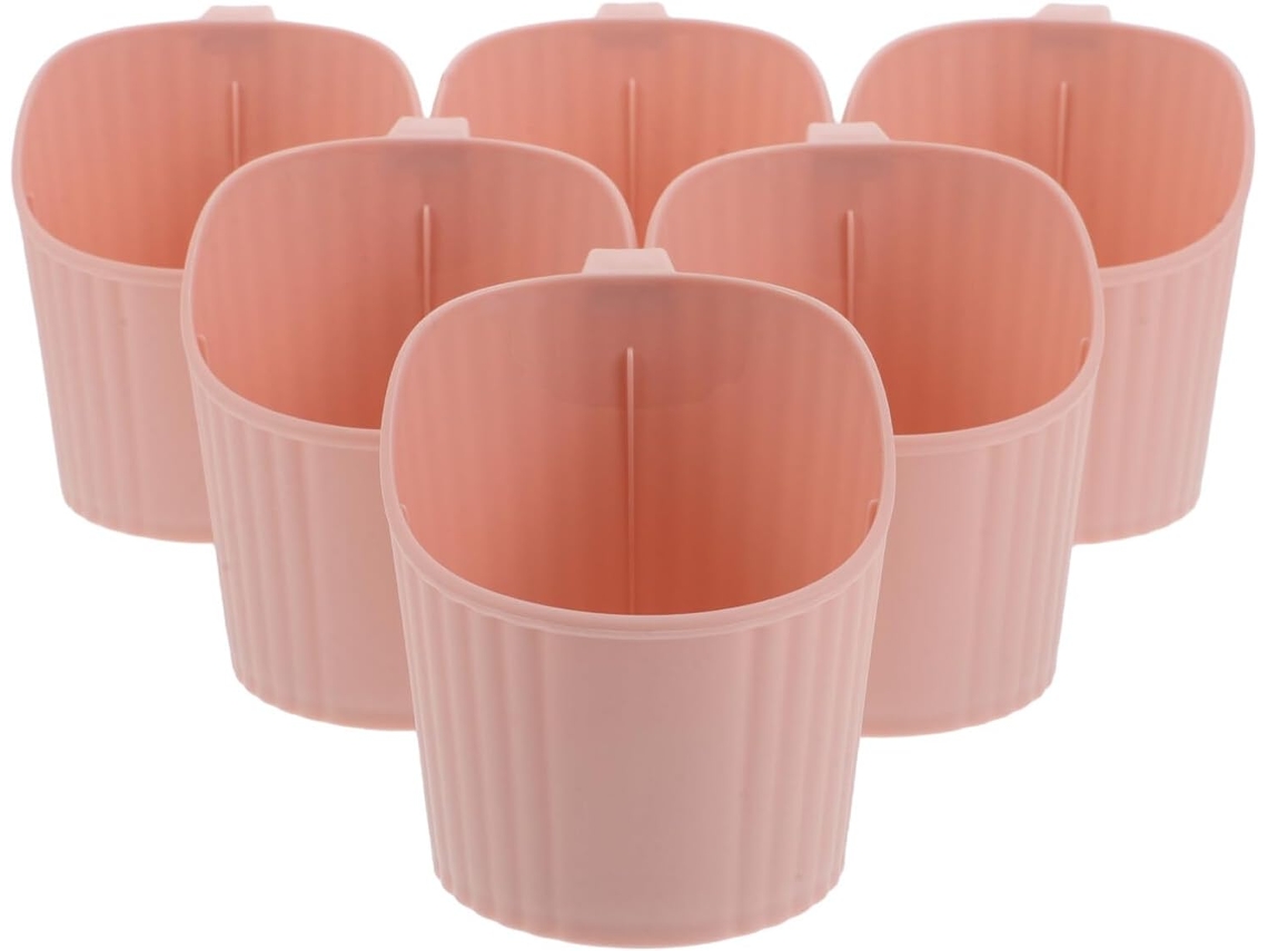 Juego De 6 Fundas Aislantes De Plástico Grueso Anti-quemaduras Para Vasos De 0 A 300 Ml