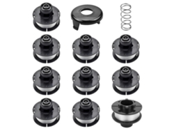 Juego De Repuesto Q8q Para Cortacésped Toro 51301 51256, 10 Piezas, Carrete 88175 B6a + Cubierta De Desbrozadora 73-8200 +