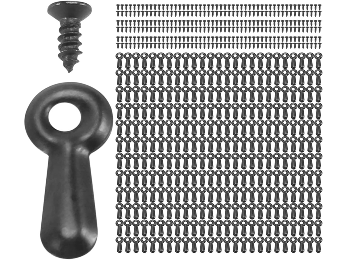 Juego de 300 pinzas giratorias para marcos de fotos y 300 pinzas para colgar puertas de Gokoco