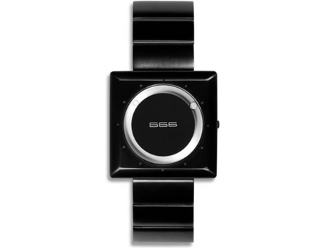 Reloj 666 BARCELONA Mujer (Acero Inoxidable - Negro)