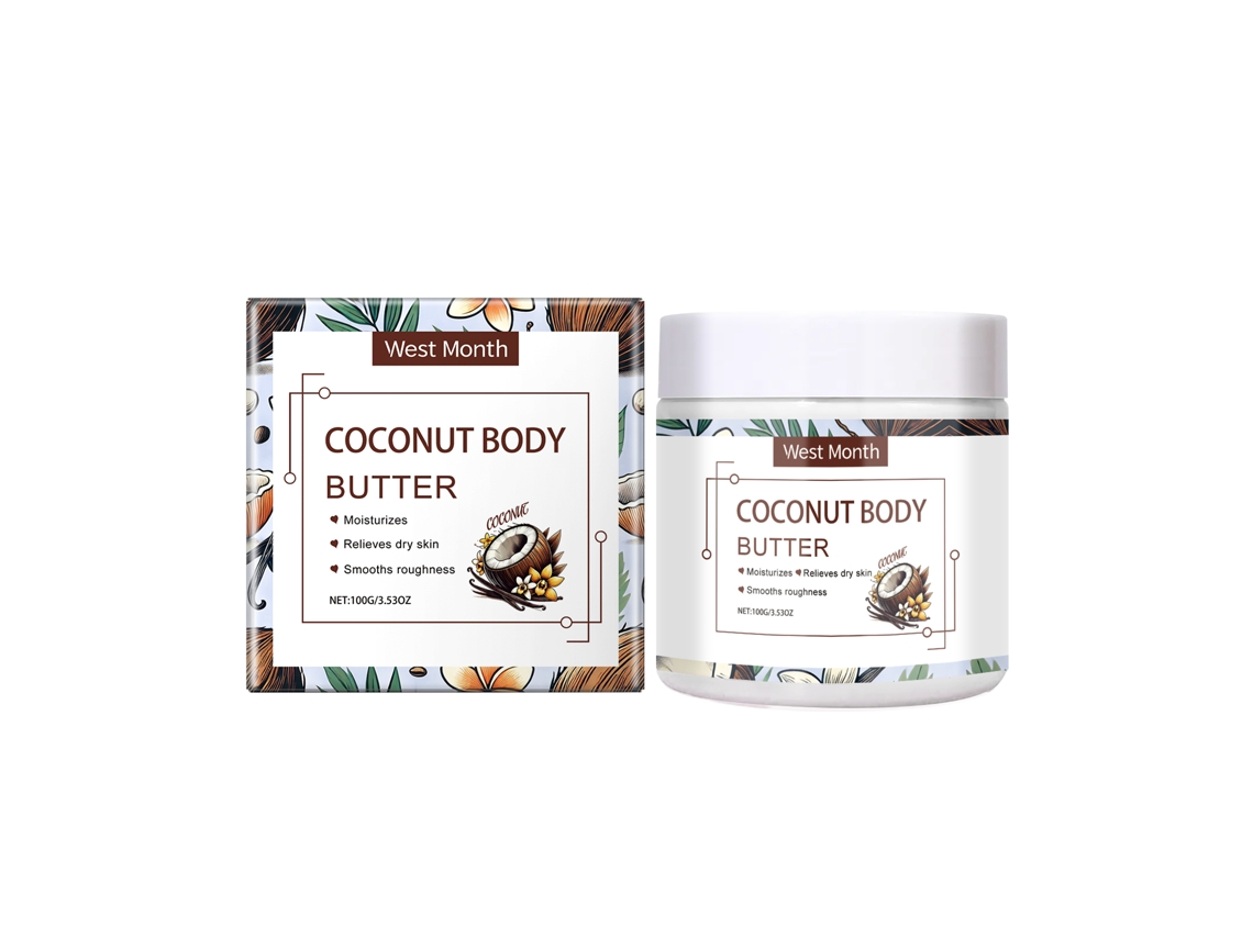Crema hidratante corporal de coco