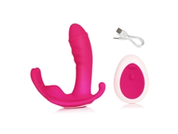 Vibrador Porttil De Mariposa De 10 Velocidades Con Control Remoto Inalmbrico Para Mujeres (rosa) Yizhood