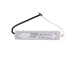 Fuente De Alimentación Impermeable Berm Lpv-20-12 De 20 W Y 12 V Cc Para Luces Led De Exterior Con Protección Ip67.