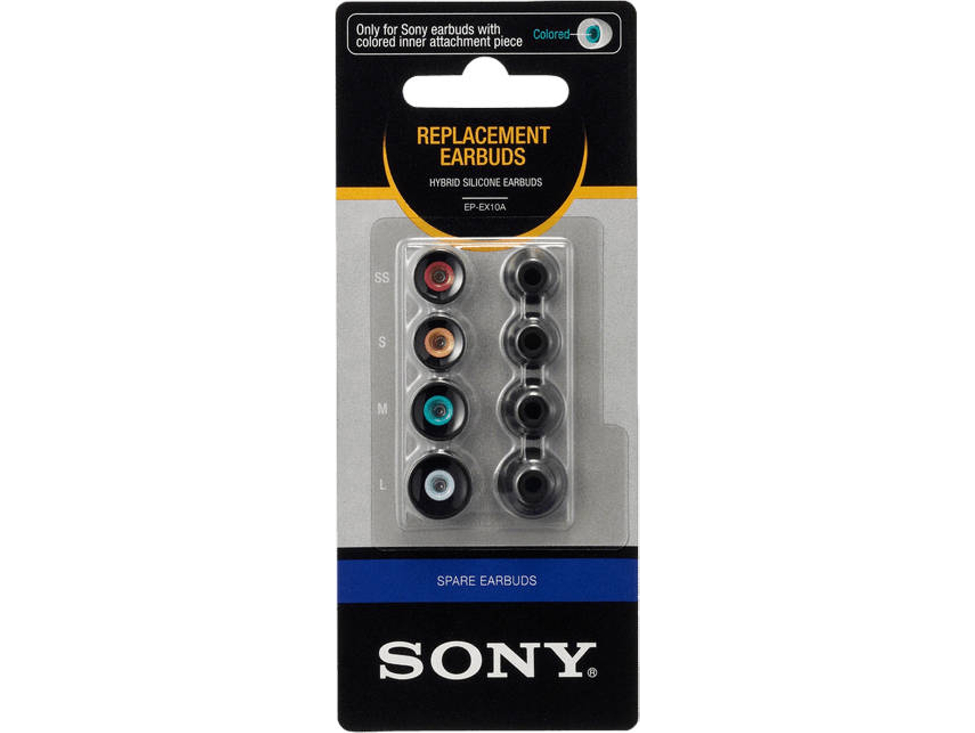 Auriculares N/a SONY EP-EX10A (In Ear - Negro)