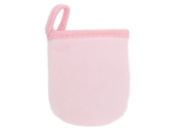 Guante de Autobronceado de Microfibra Lavable para Aplicar Loción y Espuma de Bronceado Rosa