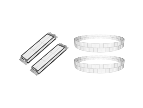 Filtros Hepa Ad-2X para Xiaomi Robot Roborock S50 S51 para Mijia y 2 piezas de piel de neumático para barrido Roborock S50 S6 S5Max