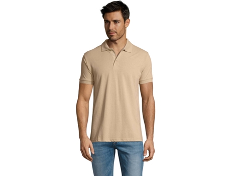 Polo de Hombre SOLS Prime Beige Negro (2XL)