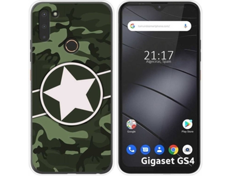 Carcasa Gigaset GS4 TUMUNDOSMARTPHONE Camuflaje 01 Multicolor