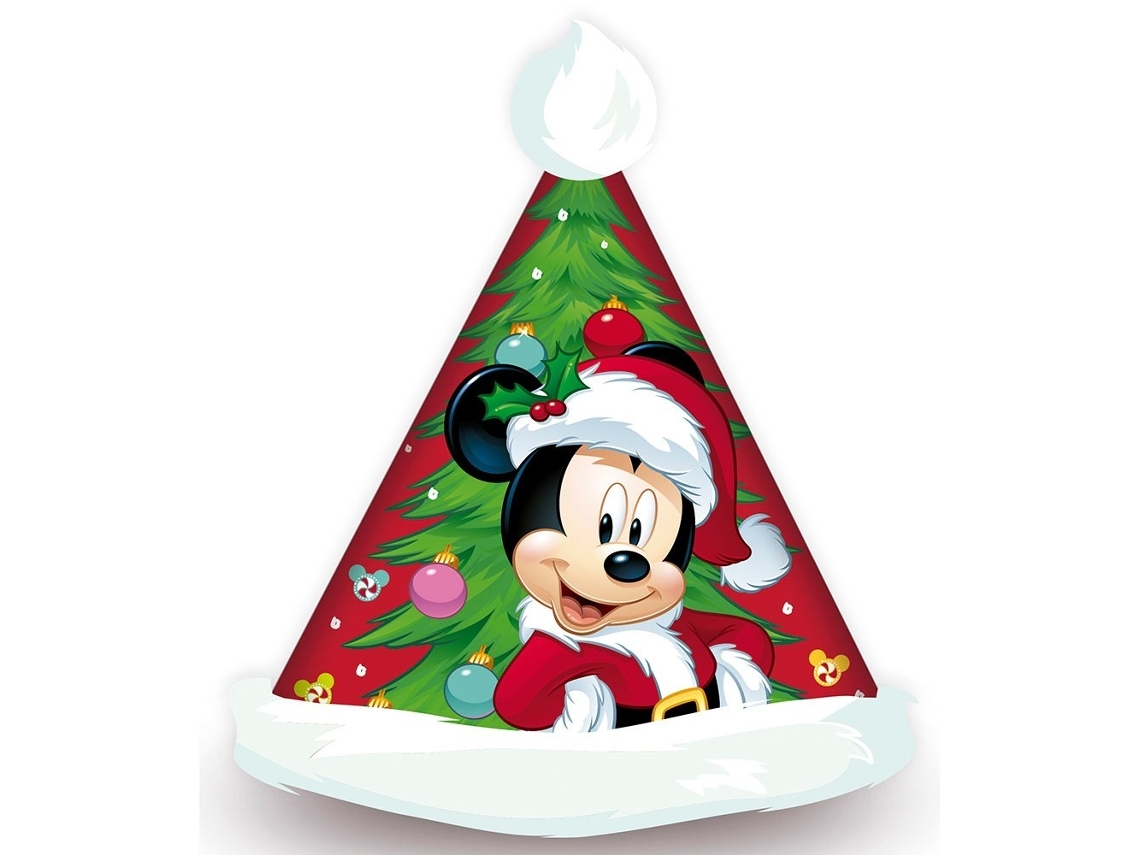 Mickey Mouse Gorro Papá Noel 37 Cm