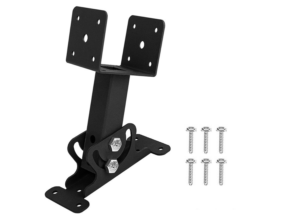 Kit De Soporte Ajustable Para Pérgola, Soportes Elevadores, Base Para Techo, 3-1/2 Pulgadas, Para Cenadores Y Pérgolas, De Alta Resistencia.