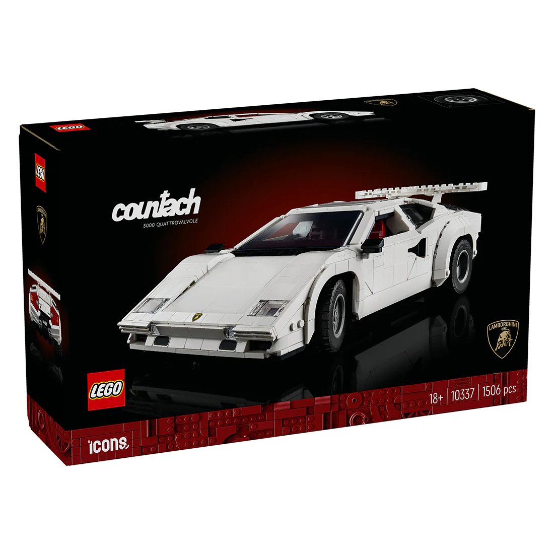 Lamborghini Countach 5000 Quattrovalvole Lego