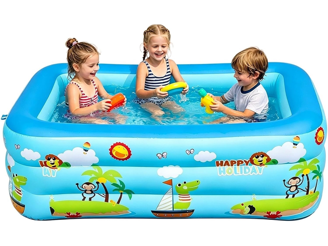 Piscina Plegable Portátil Resistente Rayos Uv,piscina Clima Jardín Patio, Césped,