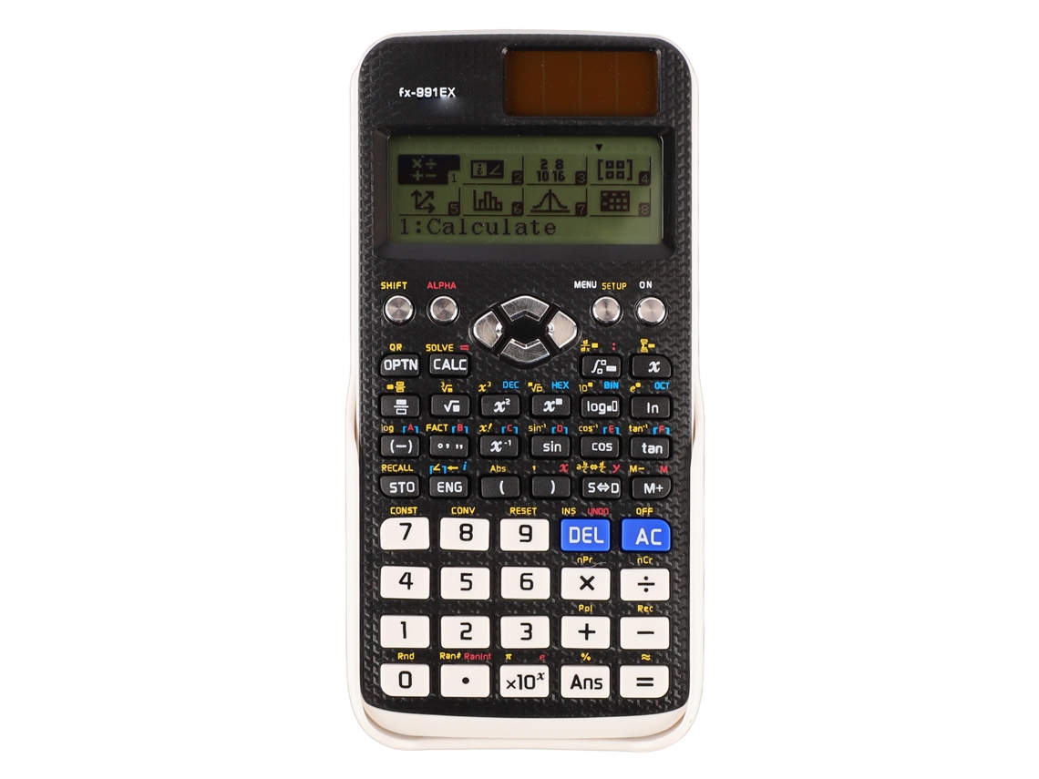 Calculadora Científica Programable Con Pantalla Grande Botones Claros Y Funda Deslizante Para Estudiantes
