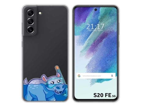 Carcasa Samsung Galaxy S21 FE 5G TUMUNDOSMARTPHONE Dibujos Transparente Multicolor