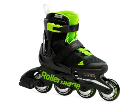 Patina em Linha Junior Microblade Preto Eu 33-36 1/2Rollerblade