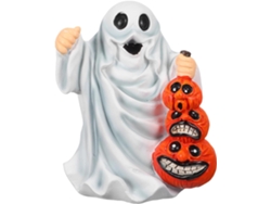 Figura De Fantasma De Resina Para Halloween, Decoración De Fantasma Con Calabazas, Estatua En Miniatura Para Fiestas.