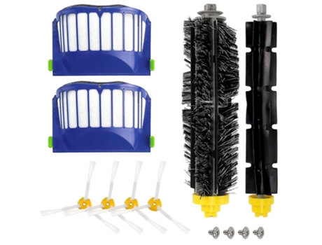 Escova de rolo escovas laterais filtros hepa para irobot roomba série 600