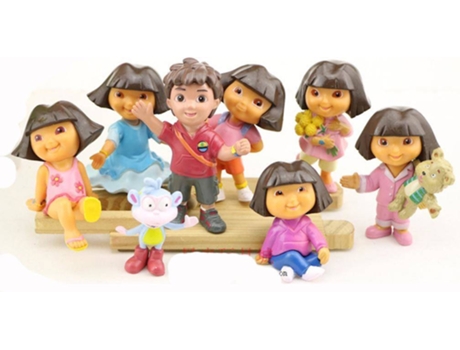 Set de Figuras Dora la Exploradora (8 unidades - 5 - 8 cm)