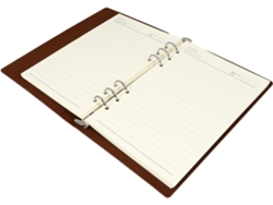 Bloc De Notas Rojo Tamaño A5, Cuaderno De Hojas Sueltas, Papel De Grosor Medio.